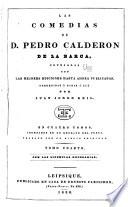 “Las” comedias “de D. Pedro Calderon de la Barca”