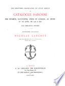 “Les” gravures françaises du 18e siècle ou Catalogue raisonné des estampes, eaux-fortes, pièces en couleur, au bistre et au lavis de 1700 à 1800