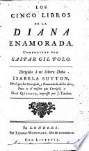 “Los” cinco libros de la Diana enamorada