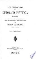 “Los” despachos de la diplomacia pontificia en Espana