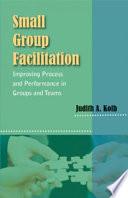 Small Group Facilitation