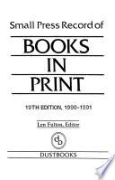 Small Press Record of Books in Print