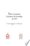 Sobre el terremoto de primero de noviembre de 1755