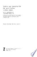 Sobre una generación de escritores (1936-1960)