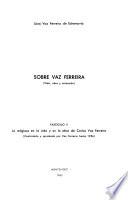 Sobre Vaz Ferreira