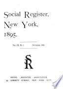 Social Register, New York