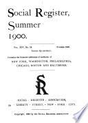 Social Register, Summer