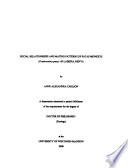 Social Relationships and Mating Patterns of Patas Monkeys (Erythrocebus Patas) in Laikipia, Kenya