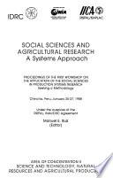Social Sciences and Agricultural Research