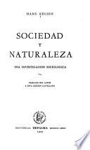 Sociedad y naturaleza