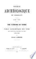 Société archéologique de Bordeaux