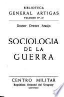 Sociología de la guerra