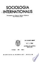 Sociologia internationalis