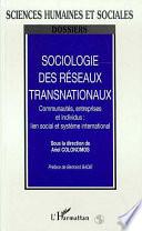 Sociologie des réseaux transnationaux