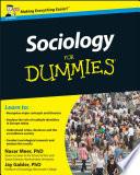 Sociology For Dummies