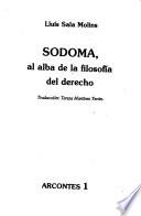 Sodoma, al alba de la filosofía del derecho