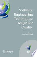 Software Engineering Techniques: Design for Quality