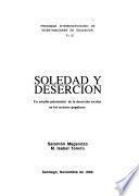 Soledad y deserción