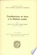Solemne Sesión Inaugural Curso 1973. Consideraciones en torno a la Medicina escolar