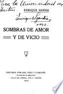 Sombras de amor y de vicio
