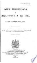 Some Impressions of Mesopotamia in 1919