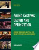 Sound System Design and Optimization