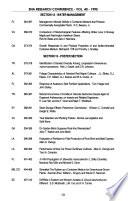 Southern Nurserymen's Association Research Conference, Annual Report