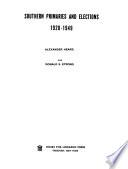 Southern Primaries and Elections, 1920-1949