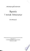Spania i norsk litteratur