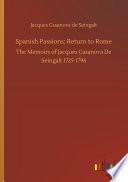 Spanish Passions: Return to Rome