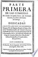 “Parte ... De Las” Comedias De Don Francisco De Roxas Zorrilla