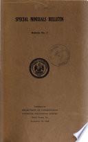 Special Minerals Bulletin