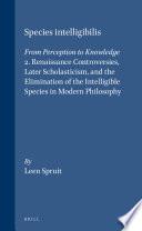 Species intelligibilis: From Perception to Knowledge