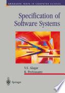 Specification of Software Systems