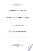 Specifications and Drawings of Patents Issued from the United States Patent Office