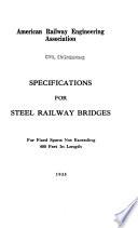 Specifications for the Design and Construction of Steel Railway Bridges, Concrete Railway Structures