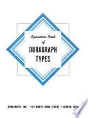 Specimen Book of Duragraph Types