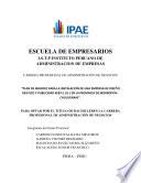 “PLAN DE NEGOCIO PARA LA INSTALACIÓN DE UNA EMPRESA DE DISEÑO GRÁFICO Y PUBLICIDAD KEBY E.I.R.L EN LA PROVINCIA DE MORROPÓN - CHULUCANAS - PIURA - PERU”.