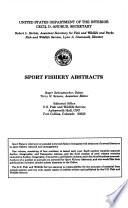 Sport Fishery Abstracts
