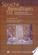 Sprache, Bewusstsein, Stil