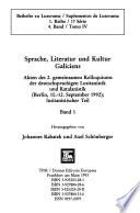 Sprache, Literatur und Kultur Galiciens