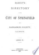Springfield (Sangamon County, Illinois) City Directory