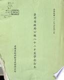 臺灣省政府公報