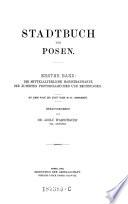 Stadtbuch von Posen