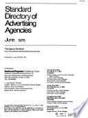 Standard Directory of Advertising Agencies