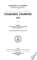 Standards Yearbook: 1927-[1933]