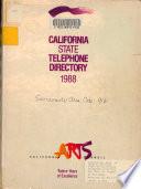State of California Telephone Directory