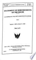Statement of Disbursements of the House as Compiled by the Chief Administrative Officer from ...