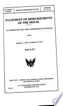 Statement of Disbursements of the House