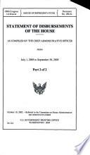 Statement of Disbursements of the House